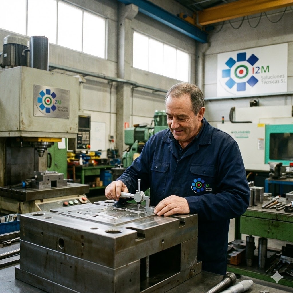 Sobre nosotros Icono representando el diseño personalizado de componentes industriales y soluciones a medida bajo plano.